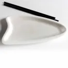 Bandeja de cocina artesanal en mármol blanco de Carrara Made in Italy - Portos Viadurini