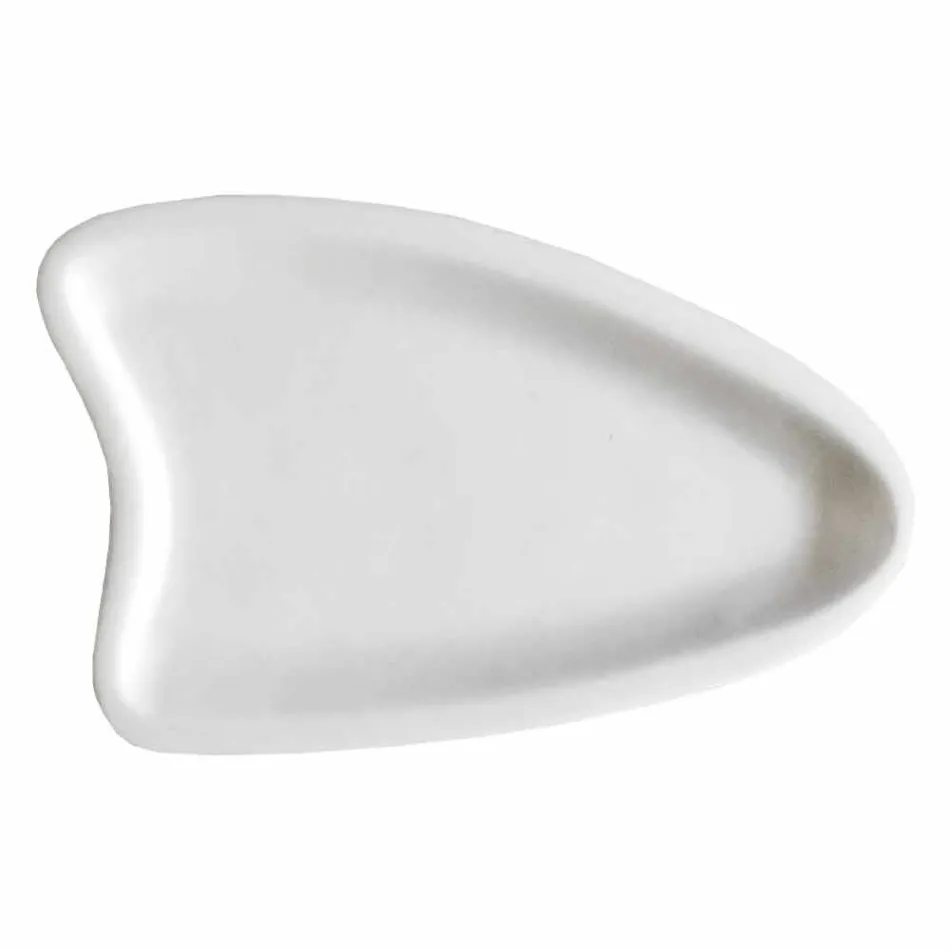 Bandeja de cocina artesanal en mármol blanco de Carrara Made in Italy - Portos Viadurini