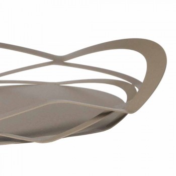 Bandeja de diseño moderno en hierro hecho a mano, hecho en Italia - Futti