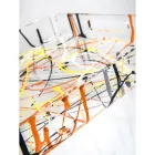 Bandeja Multicolor en Plexiglás de 2 Tamaños Made in Italy - Multicolor Viadurini