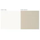 Vitrina de Salón con 1 Puerta en Acabado Blanco y Canaletto Made in Italy - Gerd Viadurini