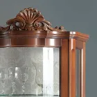 Vitrina de Salón 1 Puerta y 2 Cajones de Madera Made in Italy - Leonor Viadurini