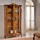 Vitrina de salón de madera con 2 puertas Classic Made in Italy - Cambrige Viadurini