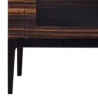 Vitrina de madera maciza Grilli Zarafa de 2 puertas, hecha en Italia de diseño Viadurini