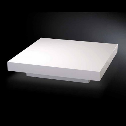 VG diseñador tendencia mesa de centro de fibra de madera Loft Cadeau Viadurini