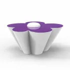 Mesa de diseño Vondom Agatha para exterior en polietileno coloreado Viadurini