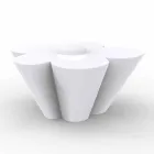 Mesa de diseño Vondom Agatha para exterior en polietileno coloreado Viadurini