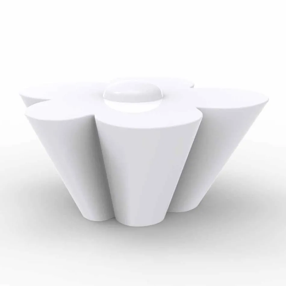 Mesa de diseño Vondom Agatha para exterior en polietileno coloreado Viadurini