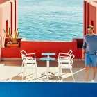 Vondom Delta silla de jardín moderna de polipropileno de diseño Viadurini