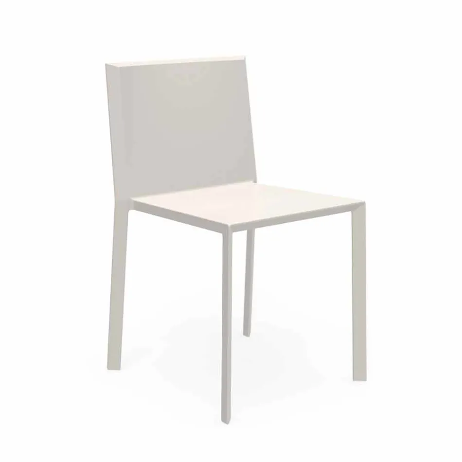 Silla de jardín apilable Vondom Quartz con diseño moderno Viadurini