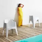Vondom Voxel silla de jardín colorida con un diseño moderno Viadurini